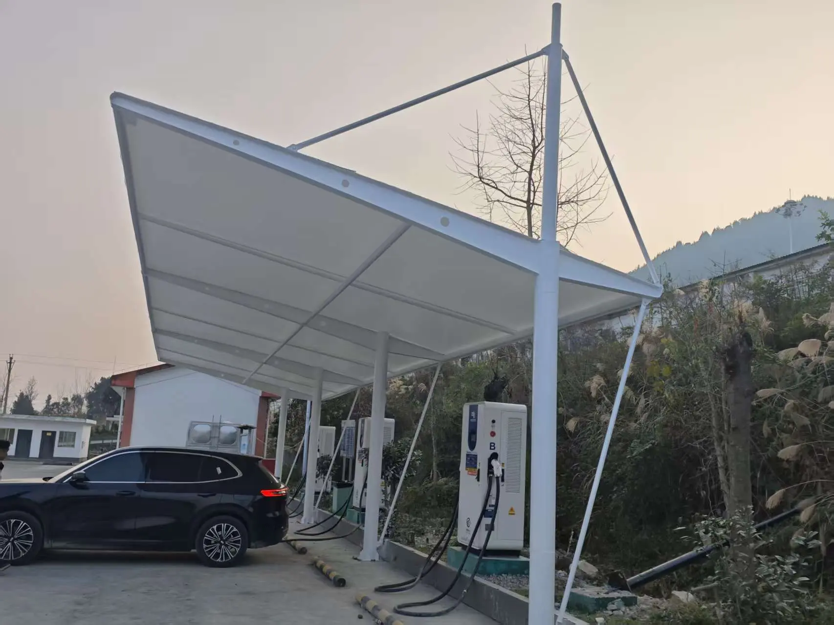 贵州兴仁膜结构停车棚怎么选不踩坑?本地源头工厂详解选材与报价