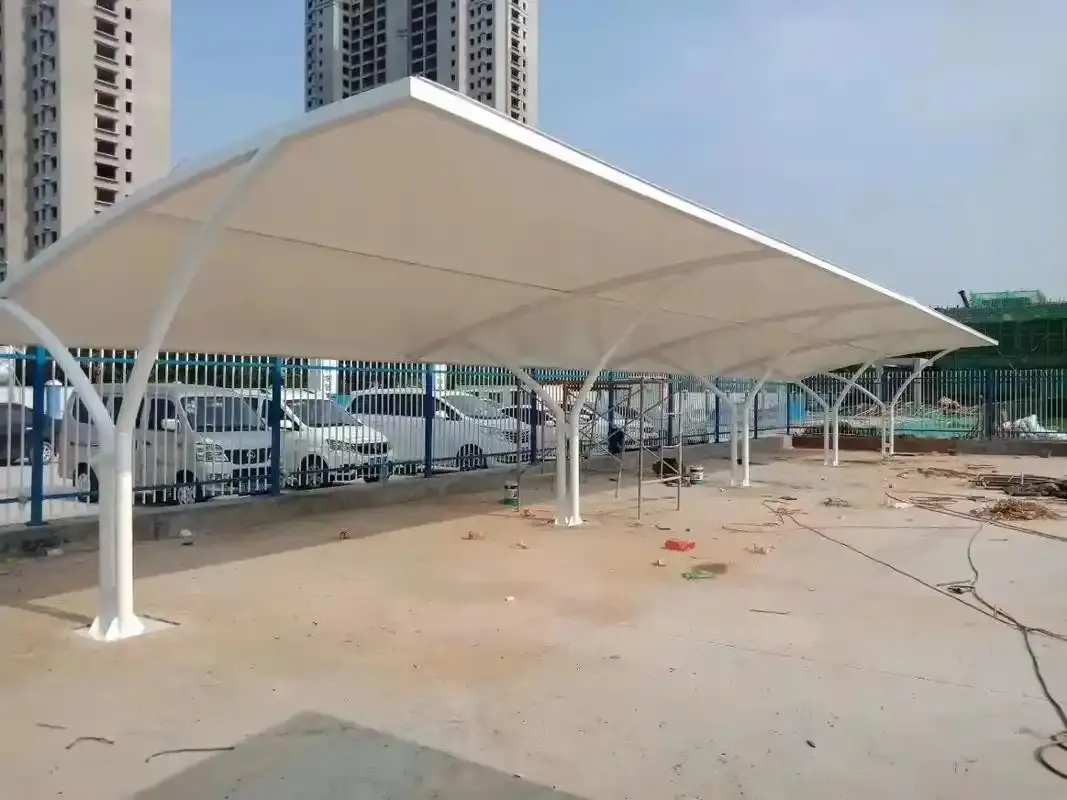 贵州兴仁园区停车棚为何生锈漏水?选购膜结构先避开这三个坑